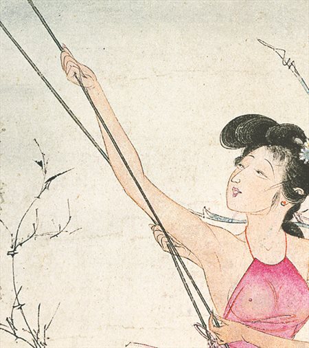 平阴-胡也佛的仕女画和最知名的金瓶梅秘戏图